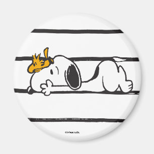 Snoopy & Woodstock Smile Giggle Laugh Magnet