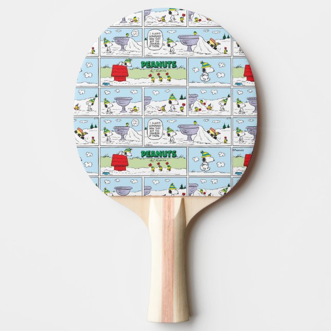 Snoopy & Zamboni Crew Pingisracket (Framsidan)