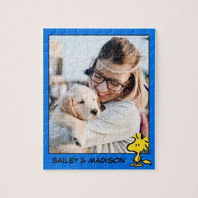 Snoopys Friend Woodstock | Lägg till foto Pussel (Vertikal)