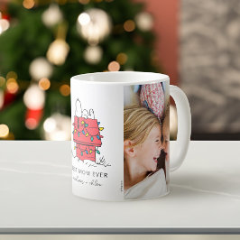 Snoopys jul Doghouse | Bästa Mamma - Foto Kaffemugg