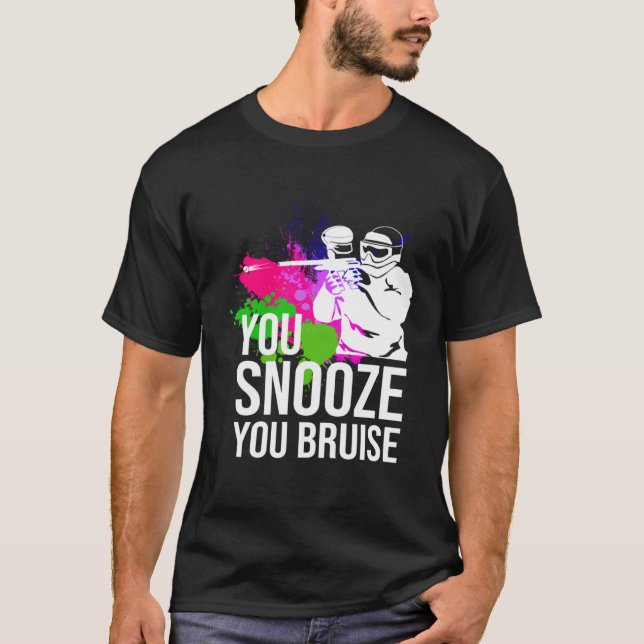 Snoosera dig Bruise Paintball Paintball T Shirt (Framsida)