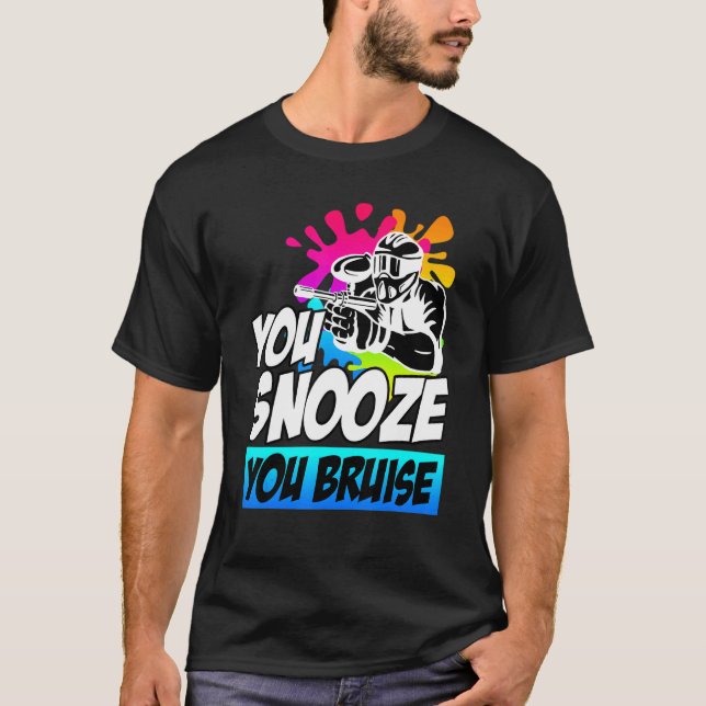 Snoosera dig Bruise Paintball T Shirt (Framsida)