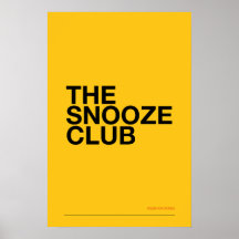 SNOOZE-KLUBBEN – Sovrumsväggkonst