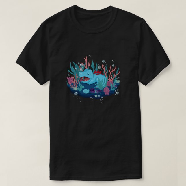 Snoozing Totodile Classic T Shirt (Design framsida)