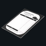 Snöpande Snö-inleveransfaktura för företag Anteckningsblock<br><div class="desc">Den här anpassningsbarnas utskrivna kvittensruta eller fakturaformulär är perfekt för ditt snöploserande företag. Den har ett system för svart och vitt färg med professionell som illustrerar ett pickupt lastbil med en ljussken. Använda mallen fält att anpassa den här plattan med ditt företagsnummer namn, adress och mobilt samt all ytterligare information...</div>