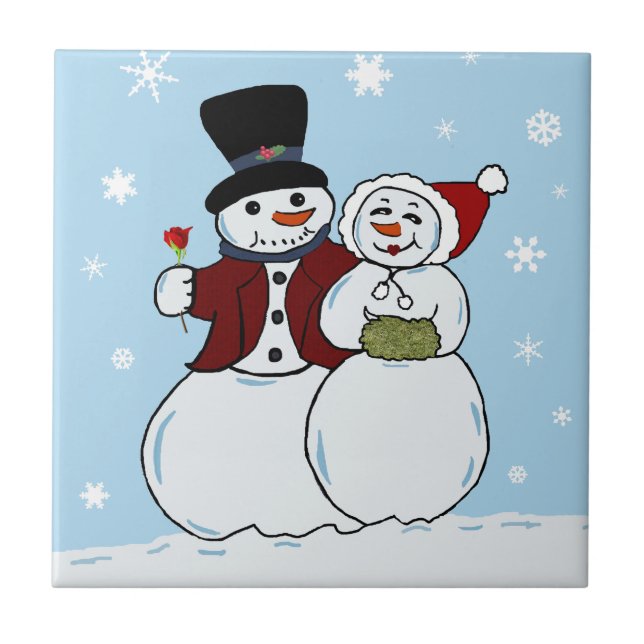 Snöpar Kakelplatta (Framsidan)