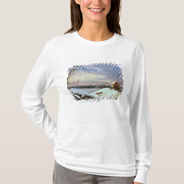 Snöplats, New England T-shirt (Framsida)