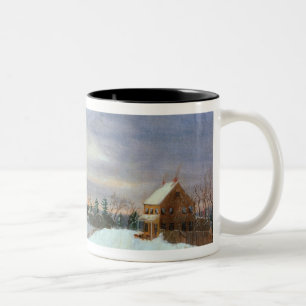 Snöplats, New England Två-Tonad Mugg