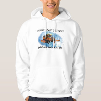 Snöplogchaufförer gör på det med deras ljus! hoodie