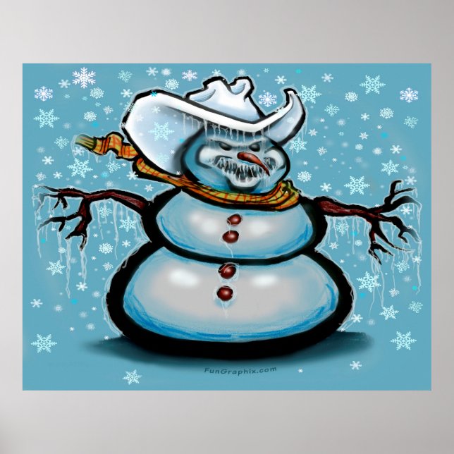 Snöpokalyps Poster (Framsidan)