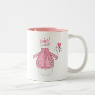 SnöPrincess Semestra Tshirts och gåvor Två-Tonad Mugg