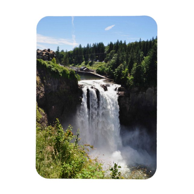 Snoqualmie Fall i Washington Magnet (Vertikal)