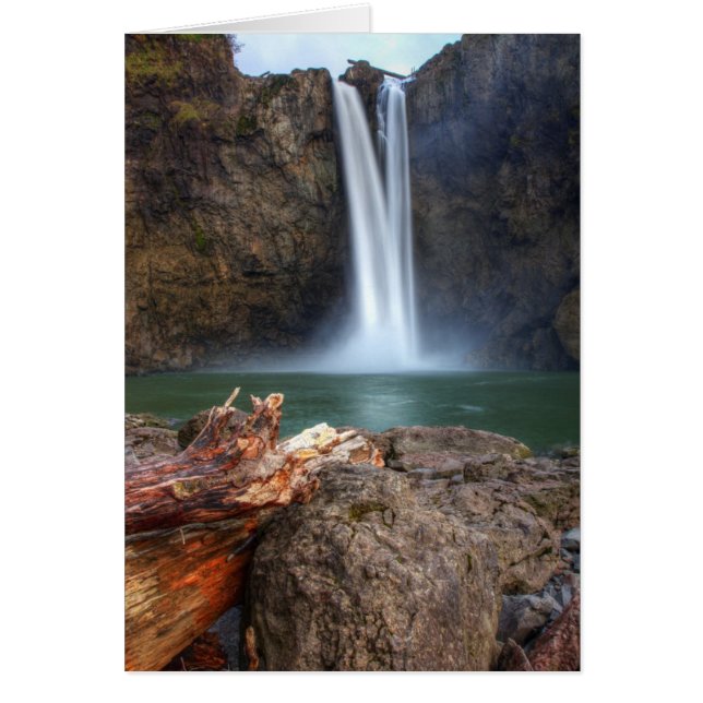 Snoqualmie Falls Hälsningskort (Framsidan)