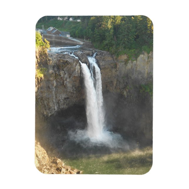 Snoqualmie Falls Photo Magnet (Vertikal)