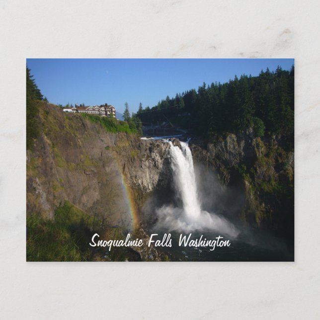 Snoqualmie Falls Vykort (Framsida)
