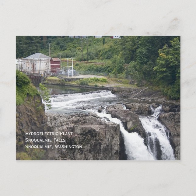 Snoqualmie Falls vykort (Framsida)