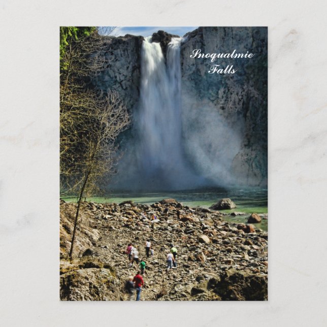 Snoqualmie Falls Vykort (Framsida)