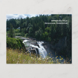 Snoqualmie Falls-vykort Vykort