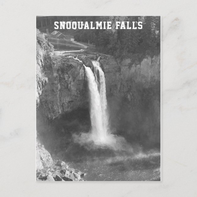 Snoqualmie Falls-vykort Vykort (Framsida)