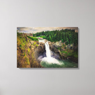 Snoqualmie Falls Washington Canvastryck
