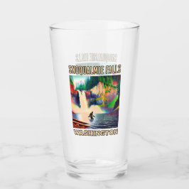 Snoqualmie Falls Washington Shirt, Sasquatch Glaskopp