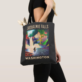 Snoqualmie Falls Washington Shirt, Sasquatch Tygkasse