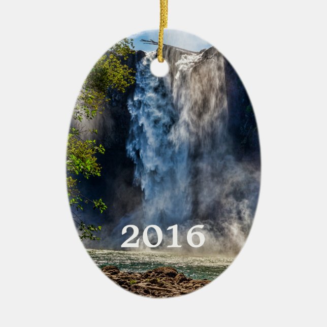 Snoqualmie Julgransprydnad Keramik (Framsidan)