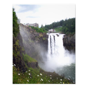Snoqualmie nedgångar fototryck