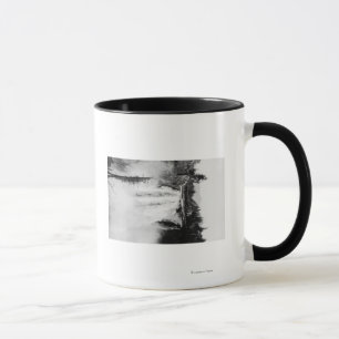 Snoqualmie nedgångar och loge, Washington Mugg