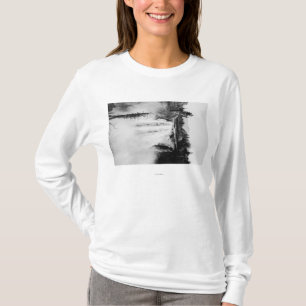 Snoqualmie nedgångar och loge, Washington T Shirt