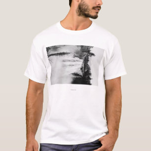 Snoqualmie nedgångar och loge, Washington T Shirt