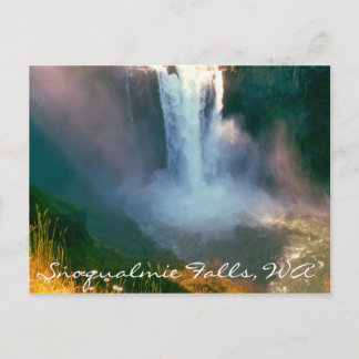 Snoqualmie nedgångar, WA-vykort Vykort
