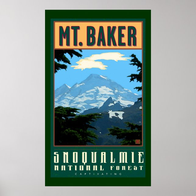 SNOQUALMIE NF- POSTER (Framsidan)
