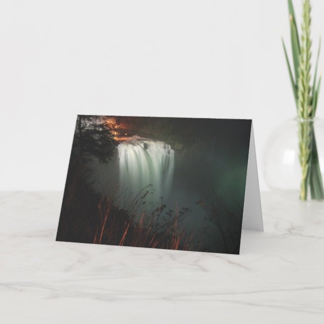 Snoqualmie på natten kort (Framsida)