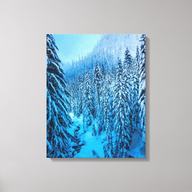 Snoqualmie Pass, Washington State. Canvastryck (Framsida)