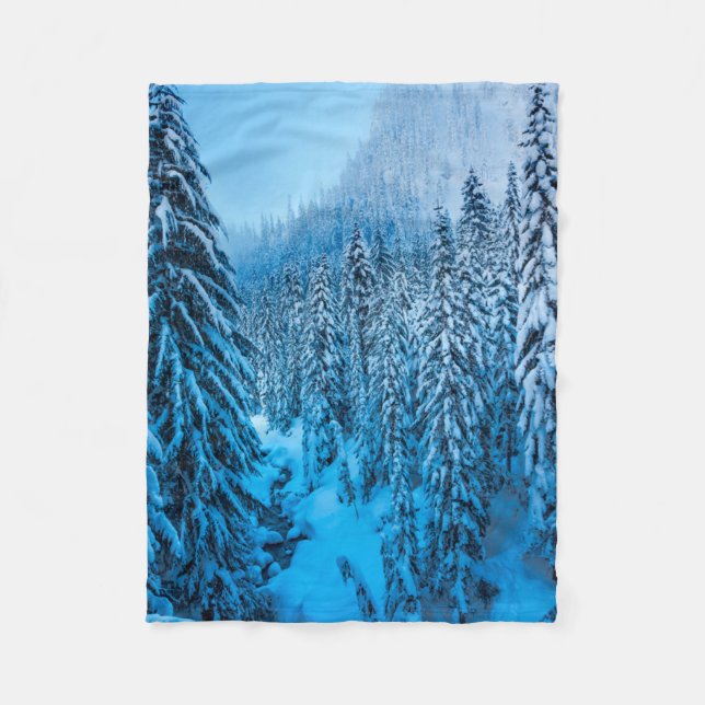 Snoqualmie Pass, Washington State. Fleecefilt (Framsidan)