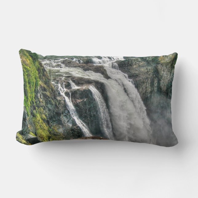 Snoqualmie River Falls Washington, US Nature Photo Lumbarkudde (Framsida)
