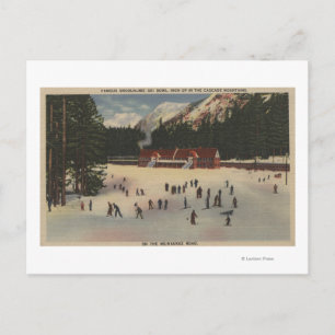Snoqualmie Ski Area, WA - View of Ski Vykort