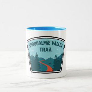 Snoqualmie Valley Trail Washington State Två-Tonad Mugg
