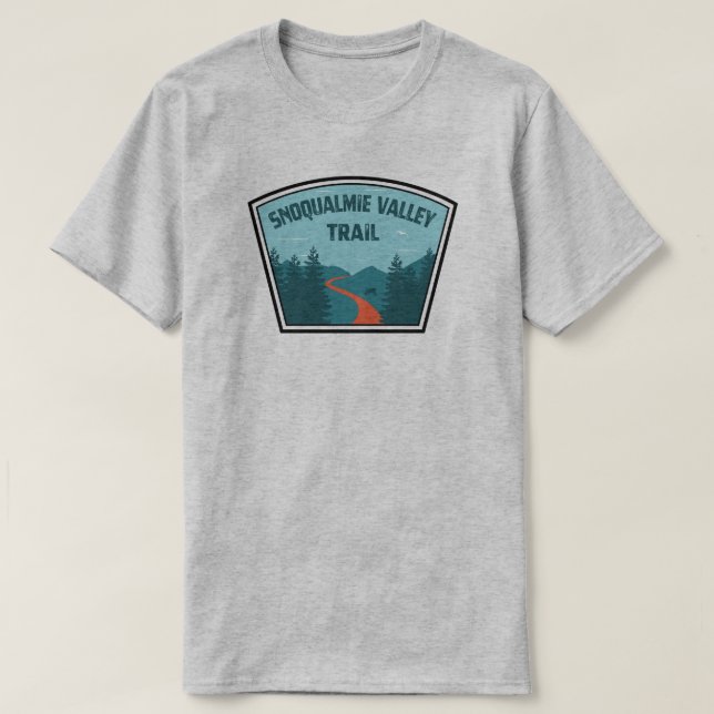 Snoqualmie Valley Trail Washington T Shirt (Design framsida)
