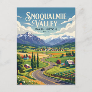 Snoqualmie Valley USA Vykort