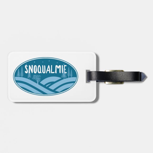 Snoqualmie Washington Utomhus Bagagebricka (Baksida Vågrät)