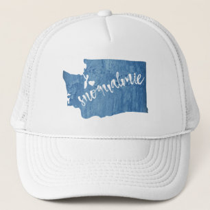 Snoqualmie Washington Wood Grain Keps