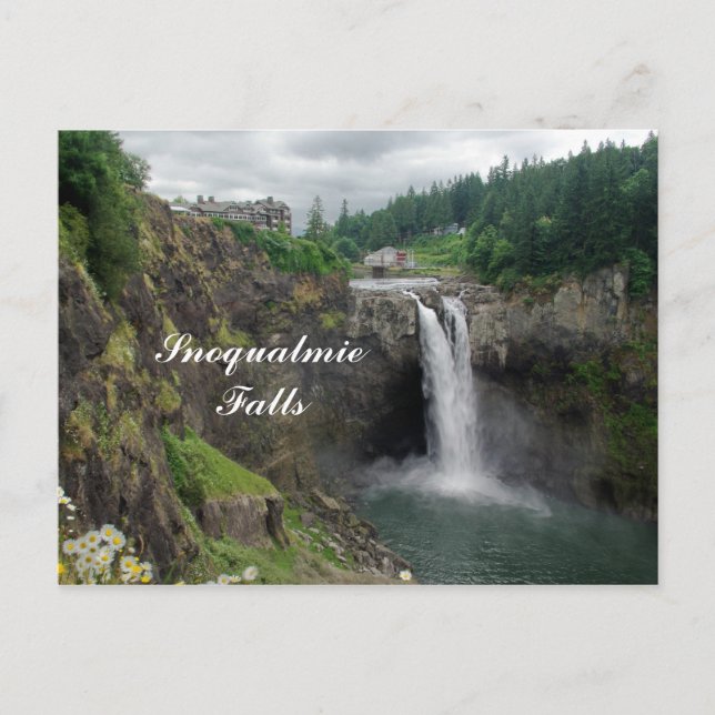 SnoqualmieFalls Vykort (Framsida)