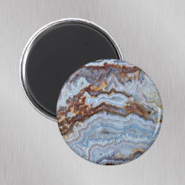 Snöre Agate Sten Mönster Magnet
