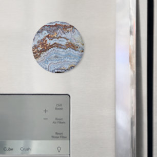 Snöre Agate Sten Mönster Magnet