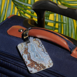 Snöre Agate Stone Mönster Bagagebricka