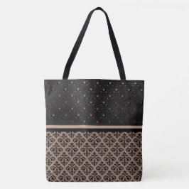 Snöre Black och Guld sexy tobag Tygkasse