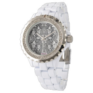 Snöre Blommigt Harmony Armbandsur