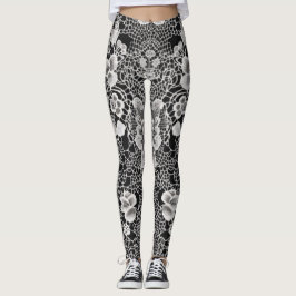 Snöre Blommigt Harmony Leggings